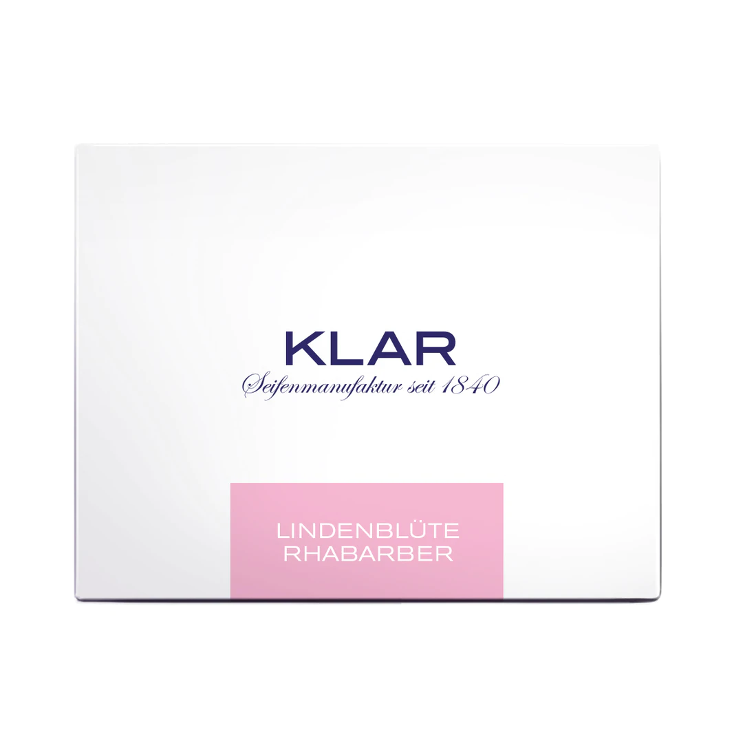 Pflegeseife "Lindenblüte & Rhabarber", 135g, palmölfrei