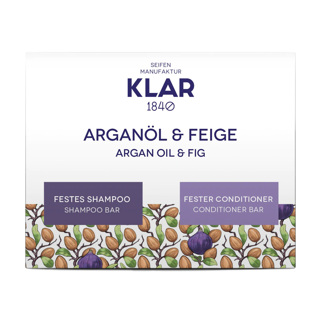 Shampoo und Conditioner "Arganöl & Feige"