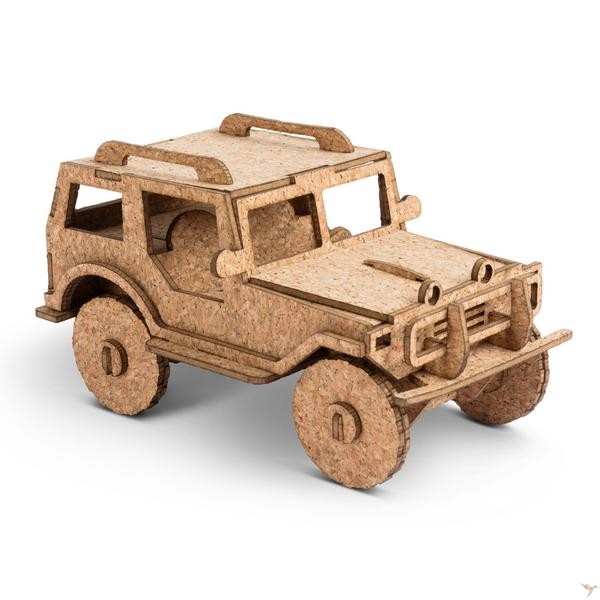 3D Kork-Puzzle "Jeep"