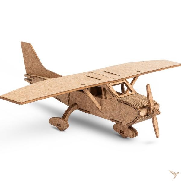 3D Kork-Puzzle "Cessna"