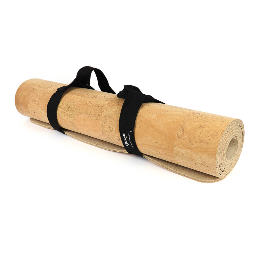 Vegane Yogamatte aus Kork in Beige Natur