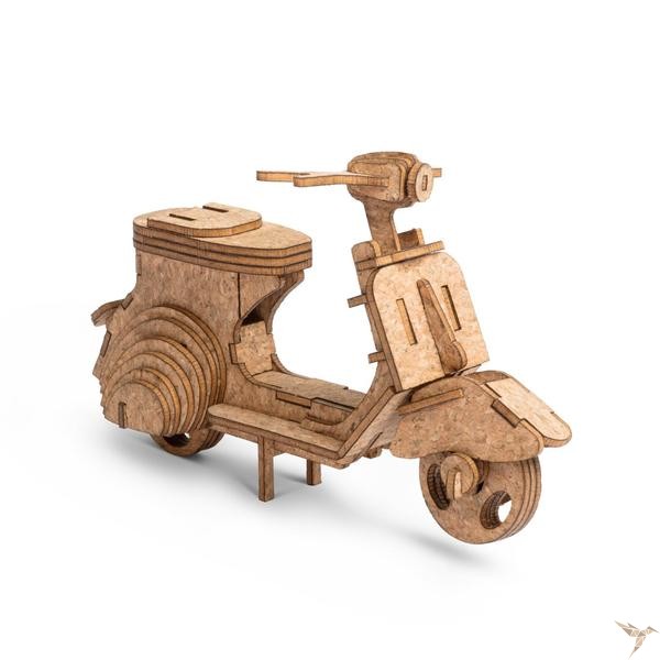 3D Kork-Puzzle "Vespa"