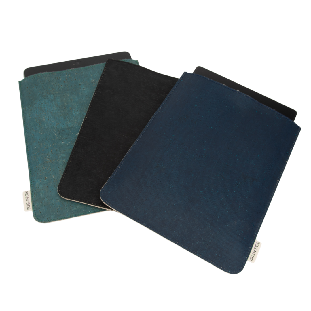 Tablet-Hülle aus Kork Farbe: Blau
